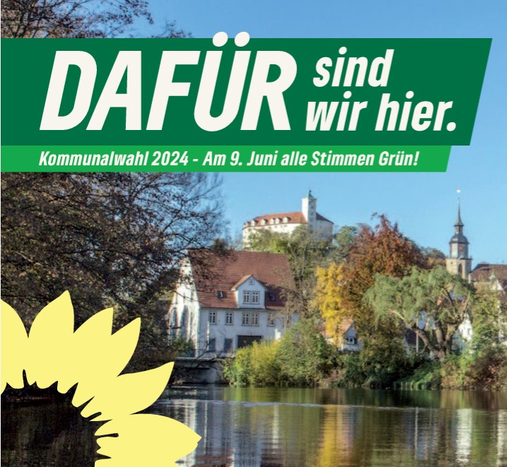 Unsere GRÜNEn Flyer für Kommunal Wahl 2024